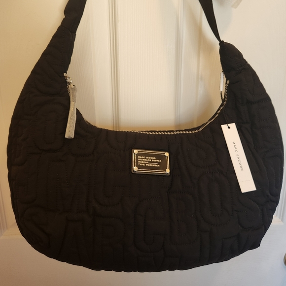 Marc Jacobs Handbags - NWT Marc Jacobs Jumbled Logo Workwear Nylon Crossbody Bag